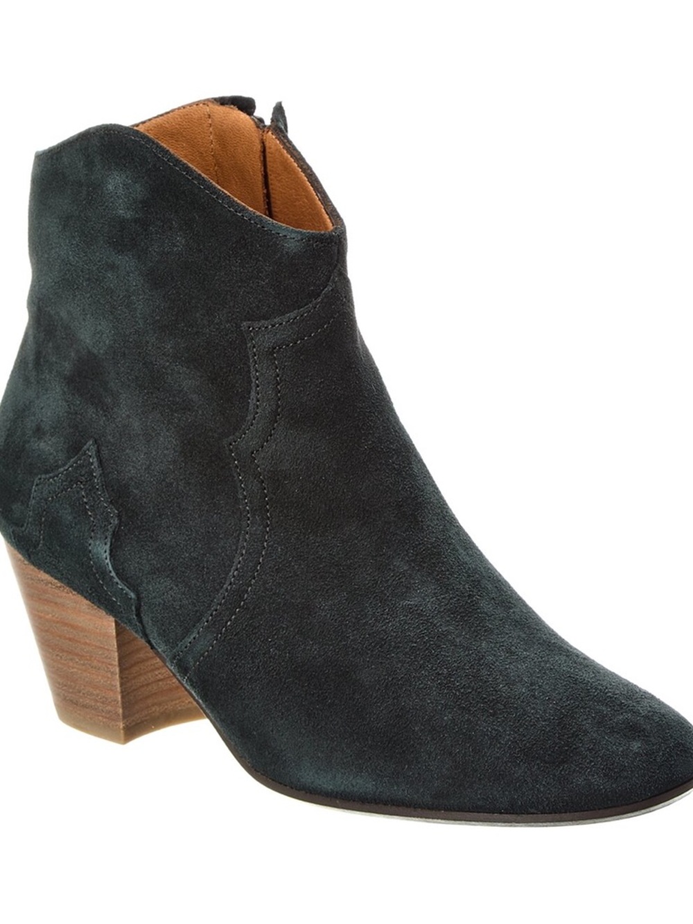 Isabel Marant Dicker Suede Ankle Boots Navy Blue Size 40 | MSRP $690